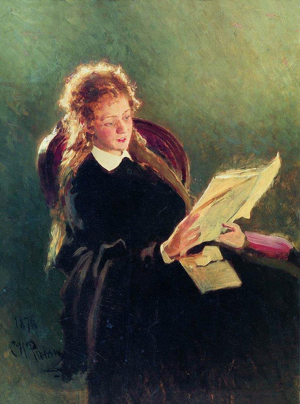 Ilya Repin - The Reading Girl